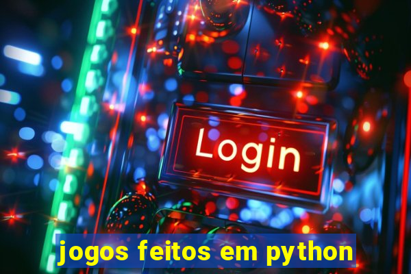 jogos feitos em python